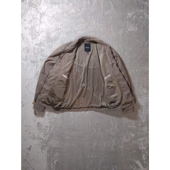 London Fog Mens Jacket Full Zip Long Sleeves Light Gray Inside Pockets Size M - Picture 2 of 15